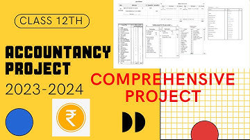 CBSE Class 12 | Accountancy | Comprehensive project | Project | Tech programming