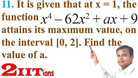 Application of Derivatives Exercise 6.5 Q11 NCERT Class XII | IIT JEE