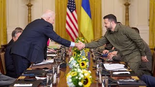 Заява Володимира Зеленського про результати переговорів із Президентом США Джозефом Байденом.