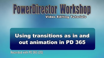 Making in and out animation using transitions in PD 365