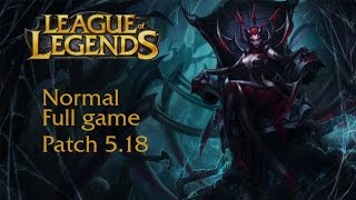 LoL Normal game (Patch 5.18)