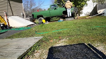 1984 Square Body Big Block 454 3"  open headers 4x4 1st start 2020