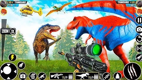 Dino Game Hunter 3D | Best Dinosaur Game – Android Gameplay