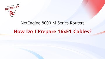 [NE Router Must-Knows] How Do I Prepare 16xE1 Cables for NetEngine 8000 M Series Routers?