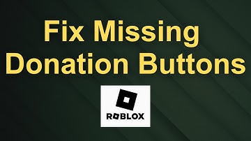 Fix Missing Donation Buttons in Pls Donate Roblox