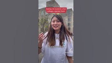Asking MIT students what colleges rejected them