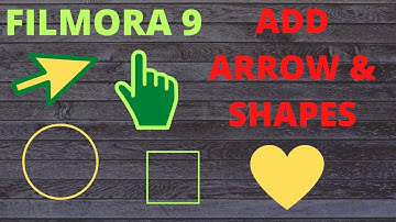 How To Add Arrow And Shapes in Filmora 9 || Video Editing  in Hindi ||