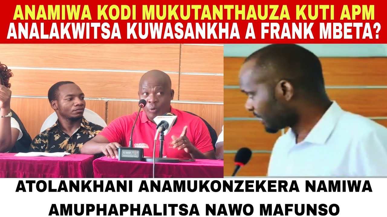 FUNSO LOMWE LATHETSA MWACHANGU PRESS BRIEFING YA NAMIWA NDI CIDED