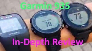 Garmin 935 depth Review! vs 735XT, Polar M600 and more -