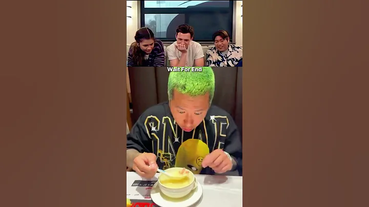 Tom Holland react try to laugh part 12 #tomholland #trynottolaugh #funny #reaction