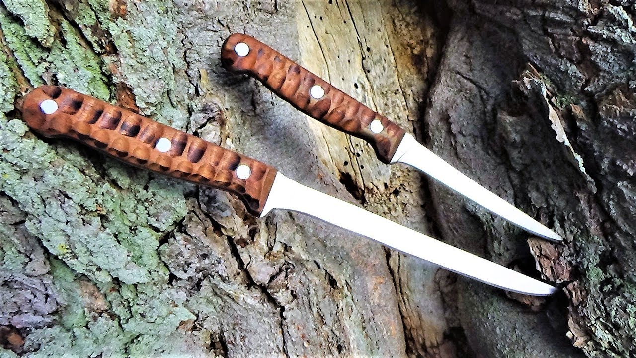 Fillet Knife From Old Kitchen Blades - Poor Man Tools DIY 