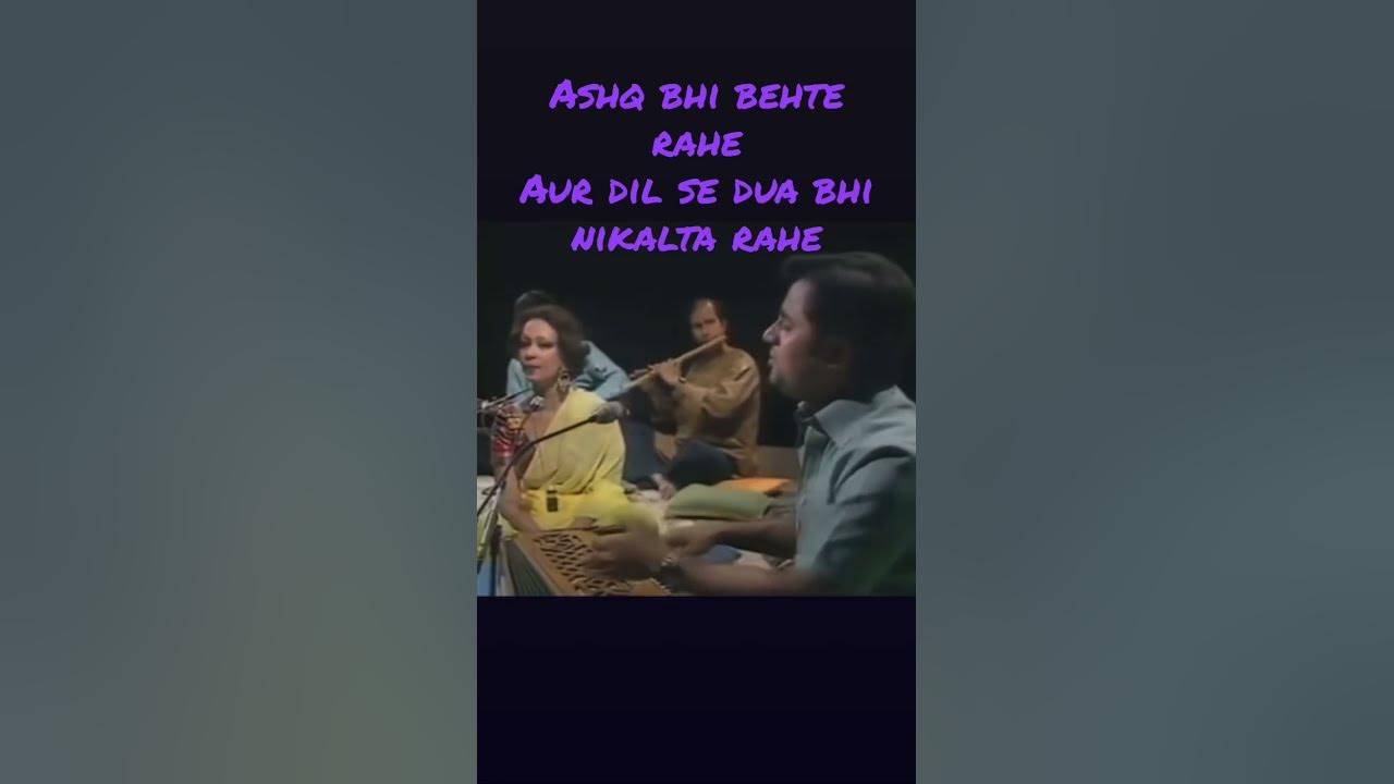 Jagjit Singh with Chitra … So precious …Sirf Shabnam hi Shan-e-gulistan nahin #jagjitsingh