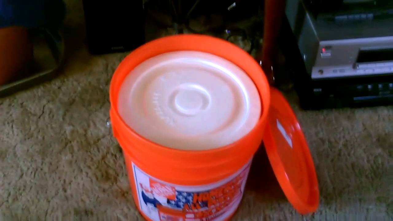How to make a Simple "Hard-Sided" Ice Chest - "5 gallon bucket" style
