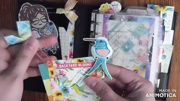 August 2020 Planner Flip Throughs / Setup using Cocoa Daisy Backyard Blooms