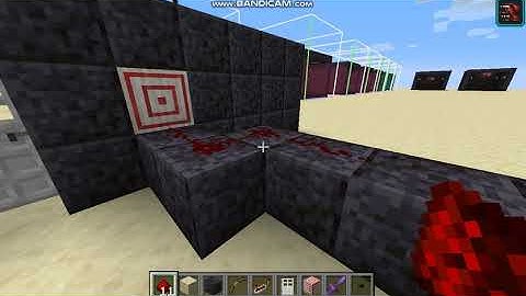 how to make a target block operated door in Minecraft java
