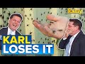 Karl gags at spider swarm in NSW floods | Today Show Australia