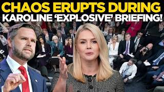 US NEWS LIVE | JD Vance Explodes During Karoline Leavitt Press | Reporter Stunned | Karoline live