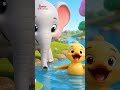 Canción del Baño del Elefante | Elephant Bath Song | Nursery Rhymes for Kids | Galatta Kids | Shorts