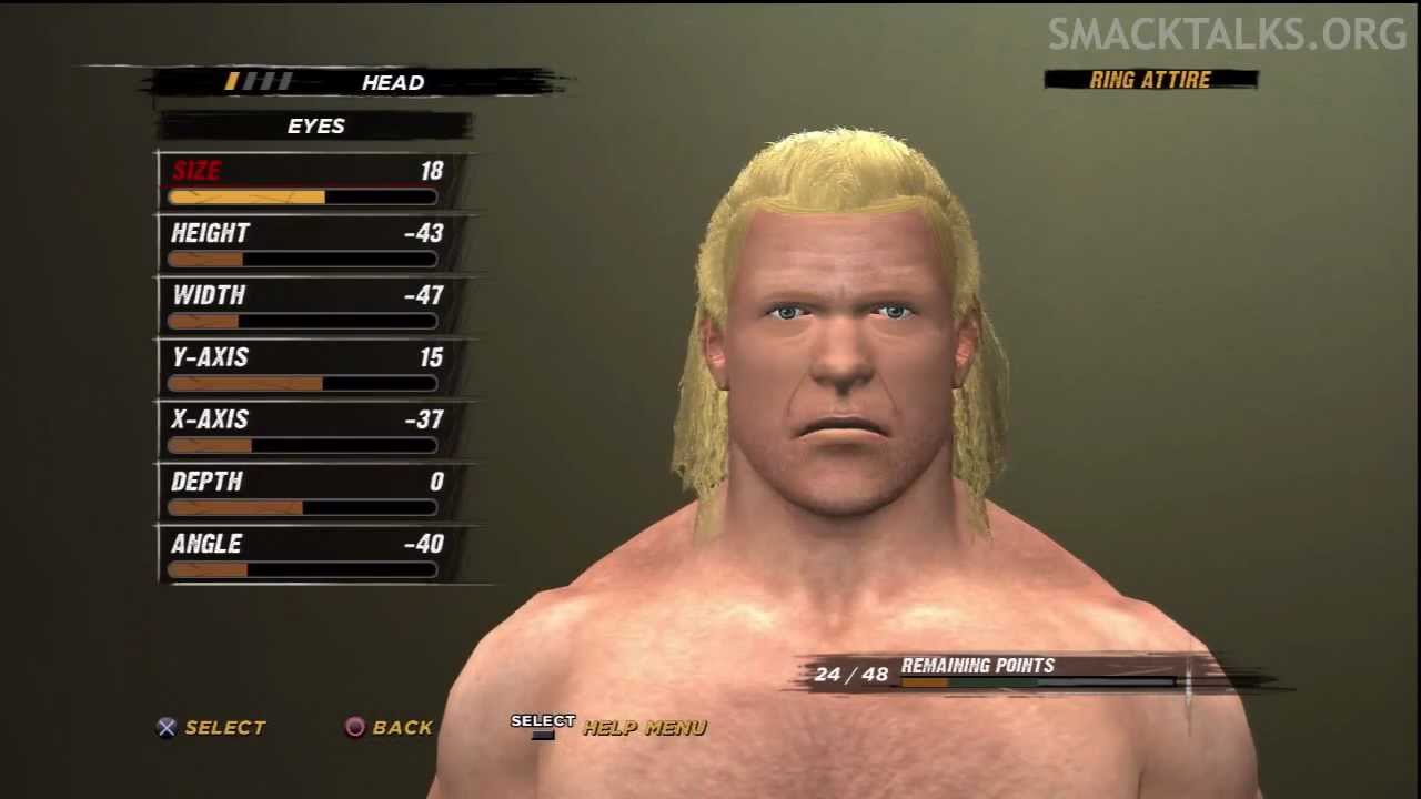 WWE '12 Sycho Sid CAW Formula by KRadiation