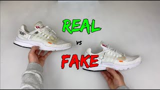 REAL VS FAKE! NIKE X OFF WHITE PRESTO COMPARISON