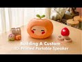 Building mysweetchubs clementine portable speaker from 3d printing electronics to painting