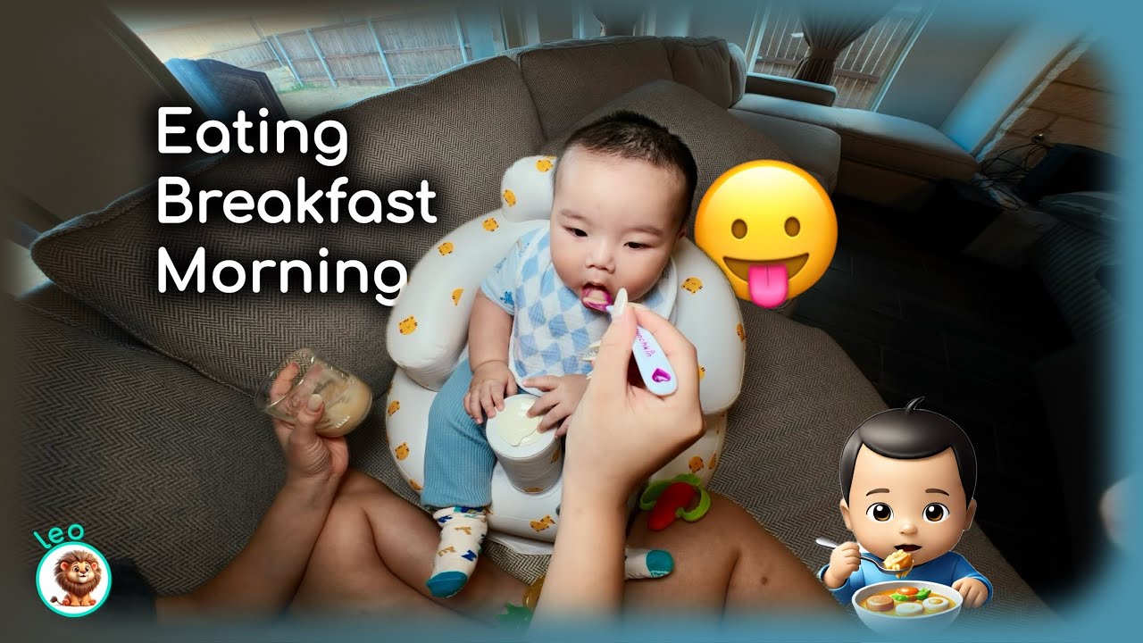 Leo eats like a full-grown man now—daily! 🤩