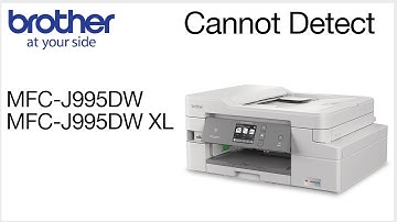 Clear cannot detect error – MFCJ995DW