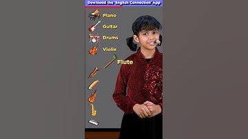 10 Magical Musical Instruments🎻 for Kids, Learn with Adi, English Vocabulary, Adi Connection #shorts