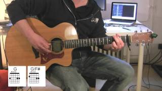 Video thumbnail of ""Somebody To Love" Acoustic Guitar, Queen, chords, original vocals"