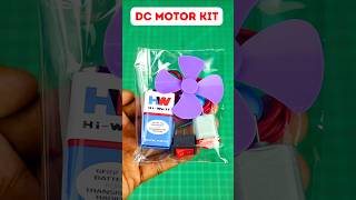 Mini DC Motor Kit Unboxing | School Science Project | DC Motor Fan for Exhibition #shorts #dcmotor