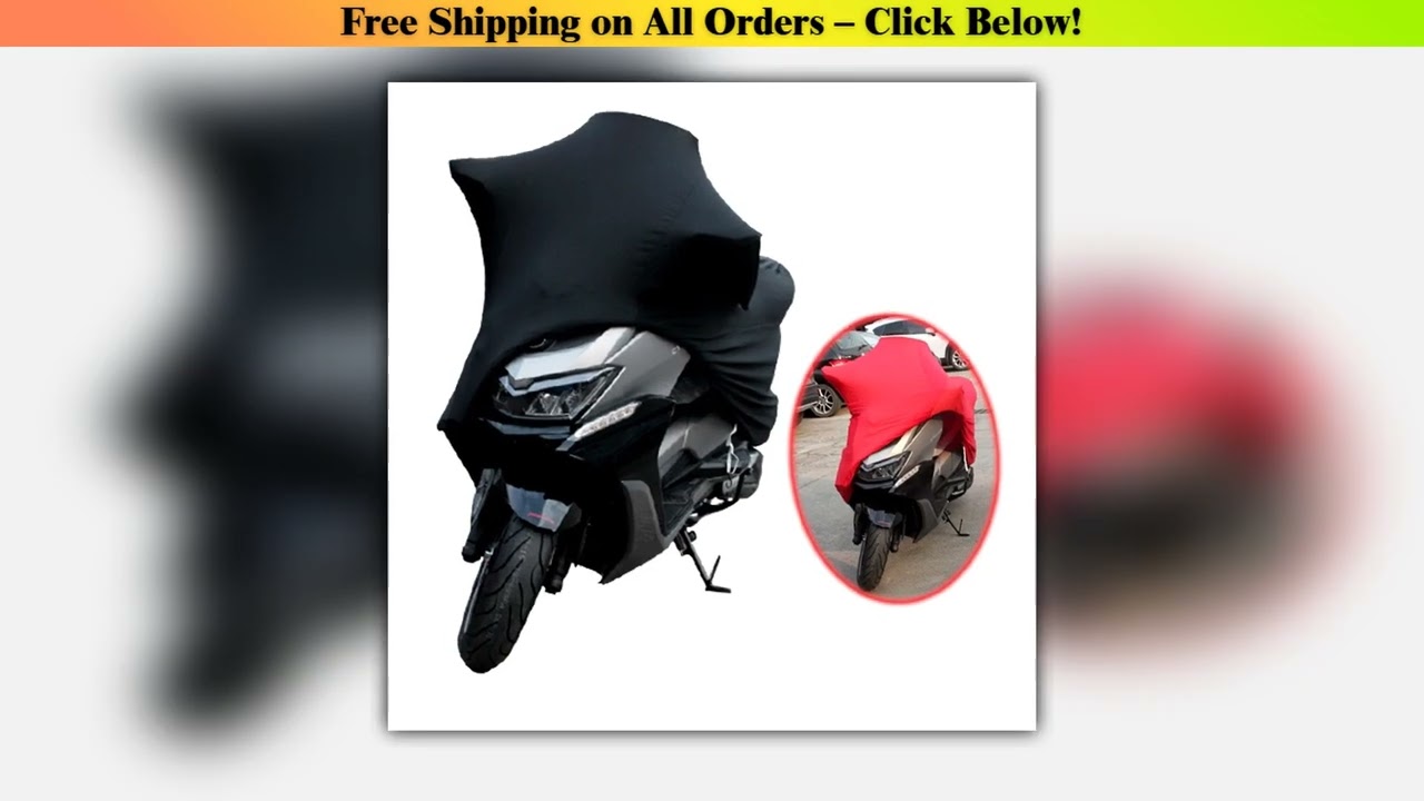 Universal Motorcycle Covers UV Protector Cover Indoor Outdoor 2 Colors Bike Motor Scooter