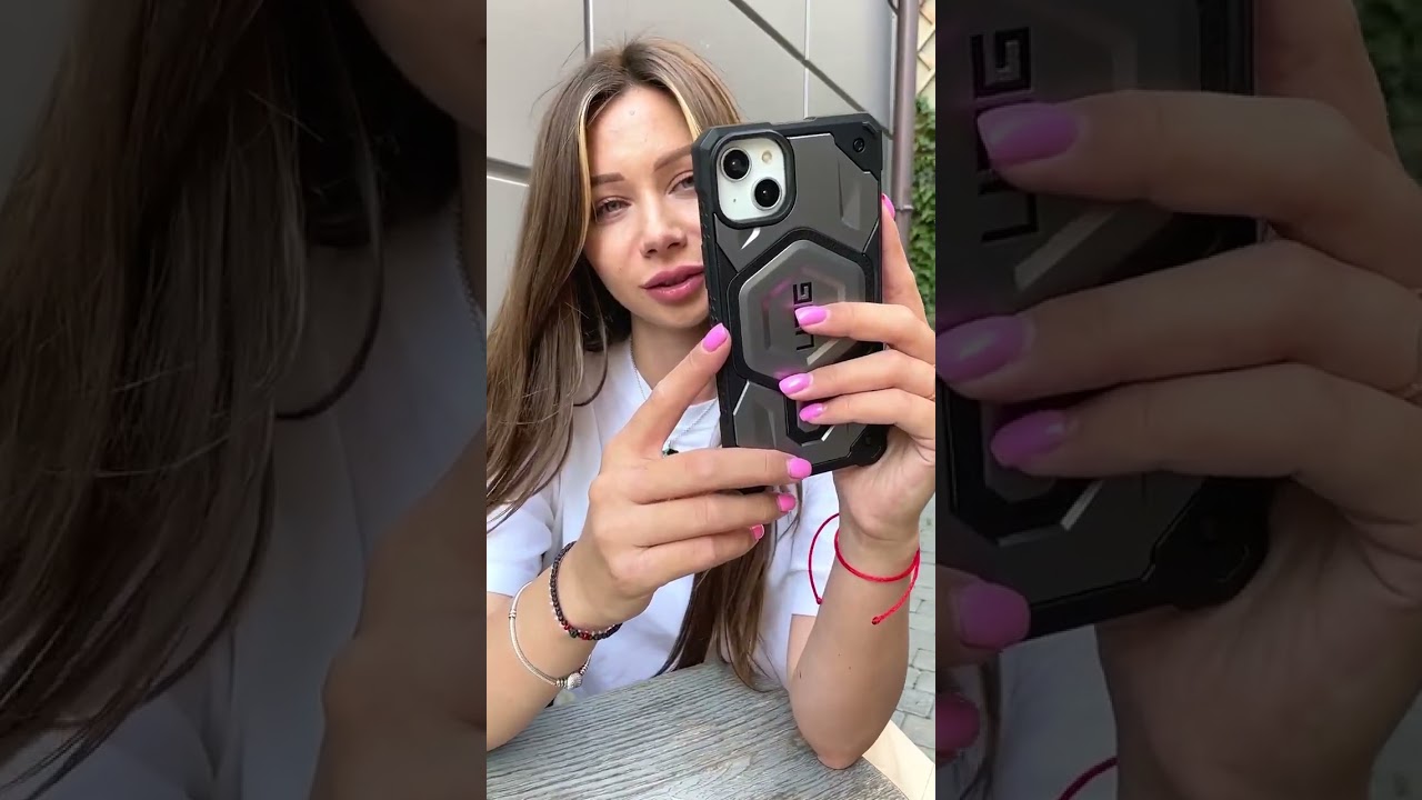 Ударостійкий чохол UAG Monarch Pro with MagSafe Leather Apple iPhone 14 Pro (6.1") Синій