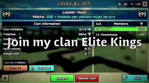 Join my Pixel gun 3d Clan| Elite Kings