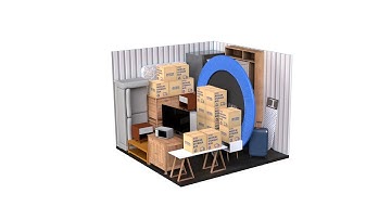 What can you store in a 100 sq.ft. storage unit?