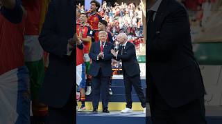 Boos and a linger on stage: Inside Trump's appearance at the World Cup final