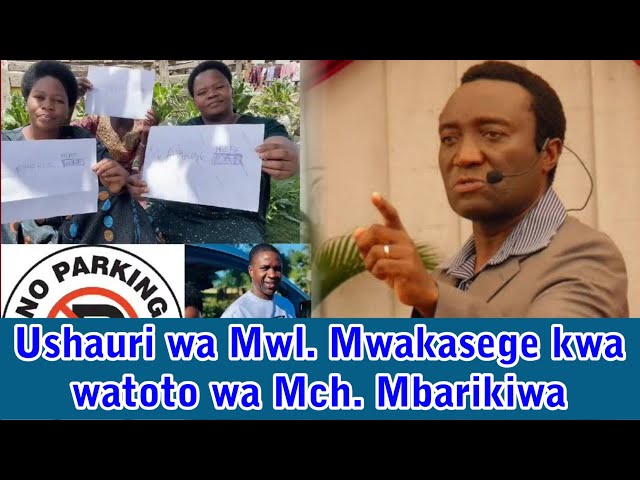 Itakushangaza; Ujumbe huu Mwl. Mwakasege alikuwa anawatumia KIKOSI KAZI na Mch. Mbarikiwa? class=