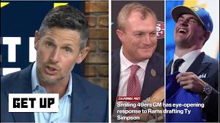 Dan Orlovsky reacts to Sean McVay responds to 49ers GM smirking after Rams picked Ty Simpson