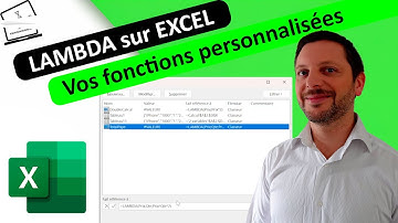 La fonction LAMBDA sur Excel