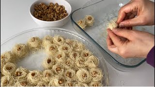 Çitir Çitir Lokmalik Kadayif Sarmasi 💯👌🏻 Bol Dolgulu 😋📌