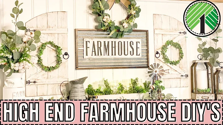 ⭐️NEW HIGH END DOLLAR TREE FARMHOUSE DIY'S | DOLLAR TREE MODERN FARMHOUSE DECOR DIY'S⭐️