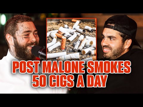 Post Malone Smokes 50 Cigarettes A DAY!