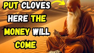 PLACE 3 CLOVES IN THIS SPOT AND THE MONEY WILL COME IN DROVES | BUDDHIST TEACHINGS