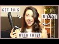 The Best Hair Tool For Straightening AND Curling! Many Looks With One Flat Iron