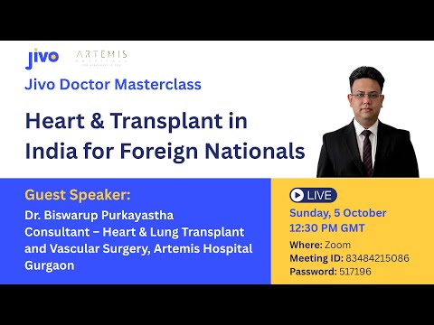 Masterclass on Heart Transplant in India for Foreign Nationals: masterclass recording with Dr. Biswarup Purkayastha
