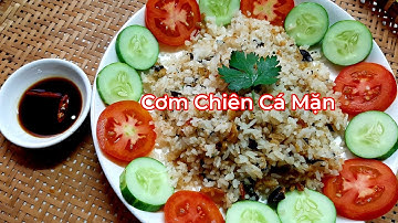Cách làm Cơm chiên Cá Mặn, món chay