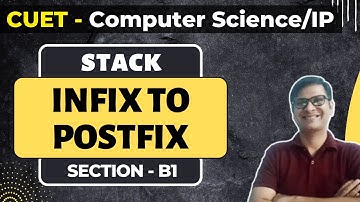 Infix to Postfix conversion using STACK | Prefix, Infix and Postfix Notations | Arithmetic Notations