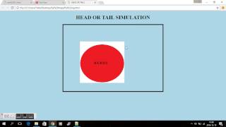 HTML5 CANVAS - PART 21 - HEAD OR TAILS GAME