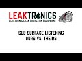 Using A Deck Plate For Leaks - Ours vs. Theirs