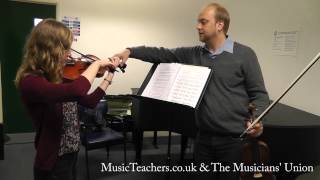 Violin Lesson: André Swanepoel: 2 Technical Exercises on Finger Dropping and Lifting