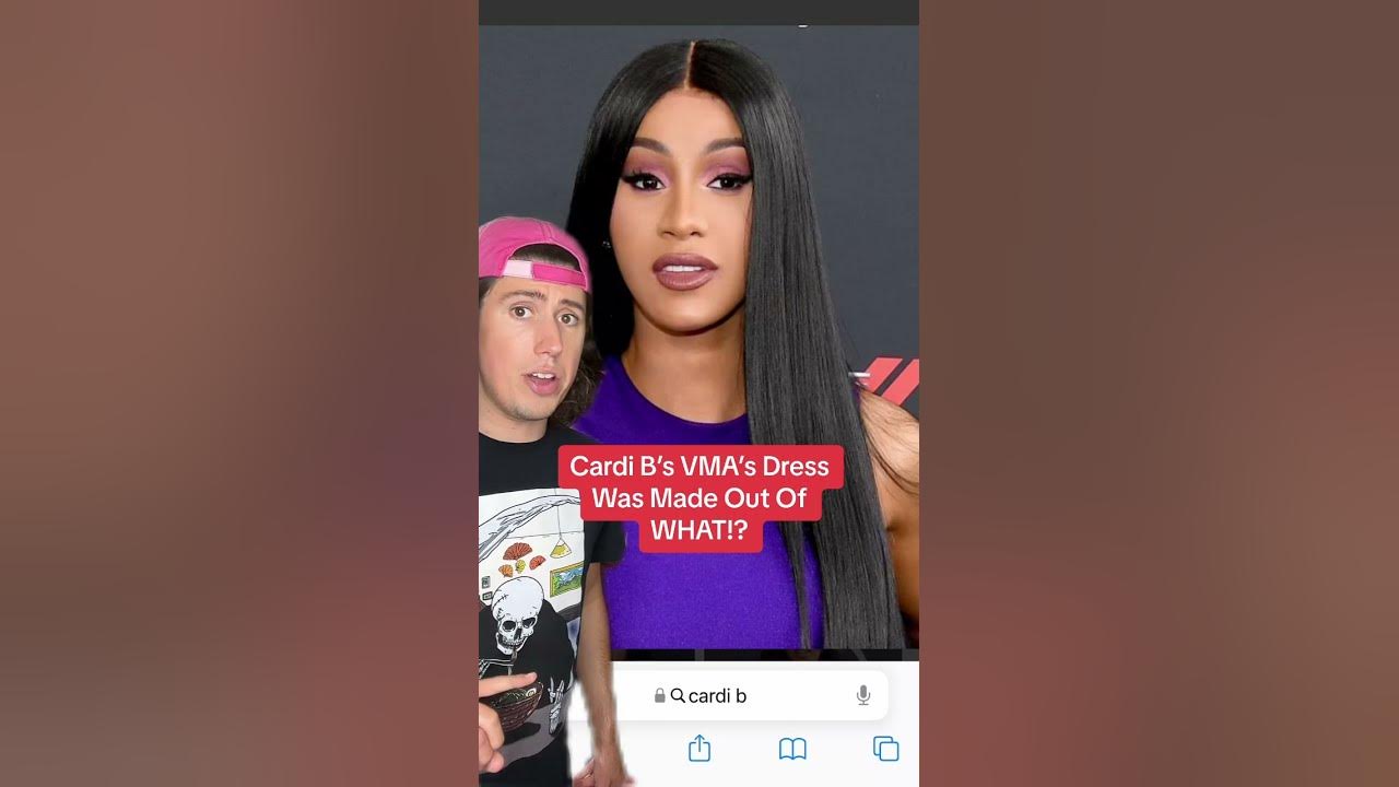 You Can't Guess What Cardi B's Wild VMAs Dress Is Made Out Of